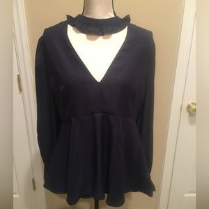 Venus Dark Blue Baby doll blouse ‘NWOT’